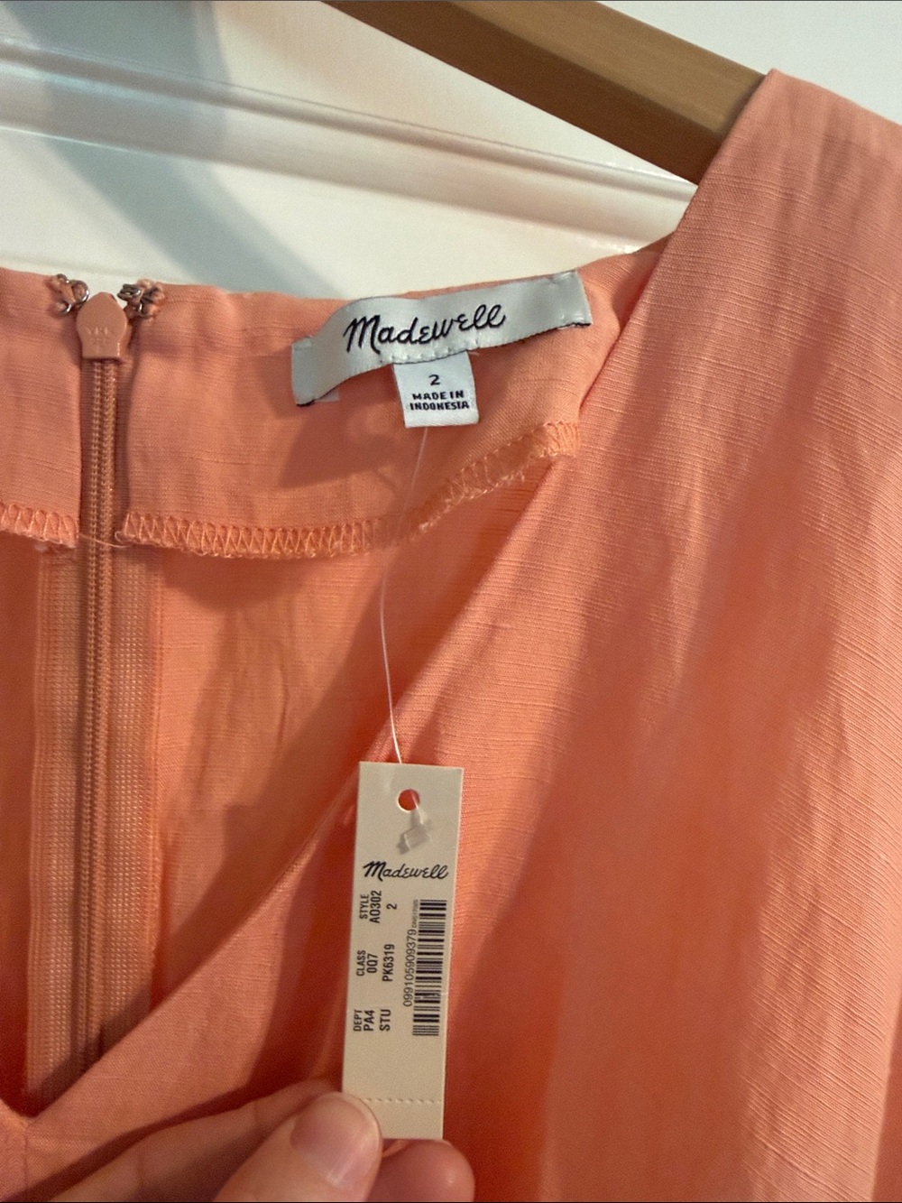 Madewell NWT Midi Dress size 2 - Picture 2 of 5